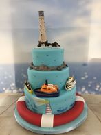 Tiered Scilly cake