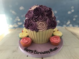 Giant cupcake