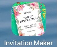 Invitation Maker for creating your own cards